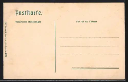 AK Toblach /Pustertal, Hotel Germania mit den Bergen im Hintergrund