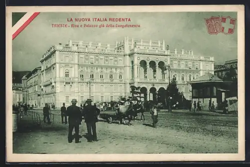AK Trieste, Riva e Palazzo già della Luogotenenza