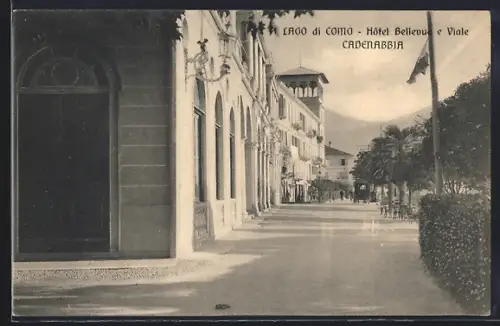 AK Cadenabbia /Lago di Como, Hotel Bellevue e Viale Cadenabbia