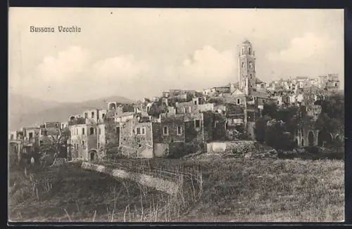 AK Bussana Vecchia, Blick in den Ort