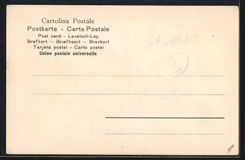 AK Amalfi, Ortspartie mit Uferstrasse u. weissem Gebäude