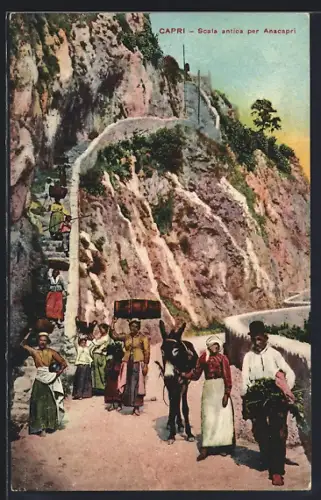 AK Capri, Scala antica per Anacapri