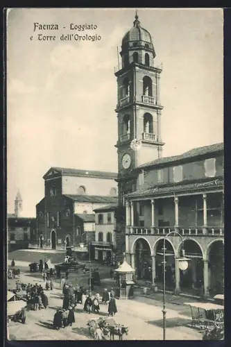 AK Faenza, Loggiato e Torre dell`Orologio