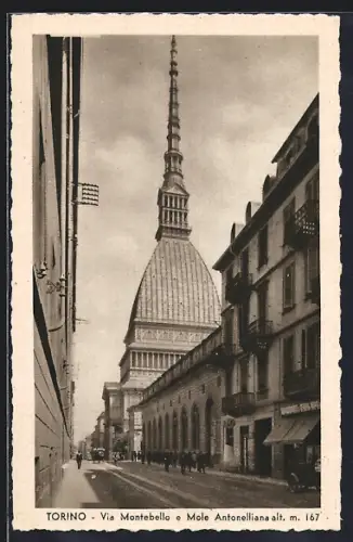 AK Torino, Via Montebello e Mole Antonelliana