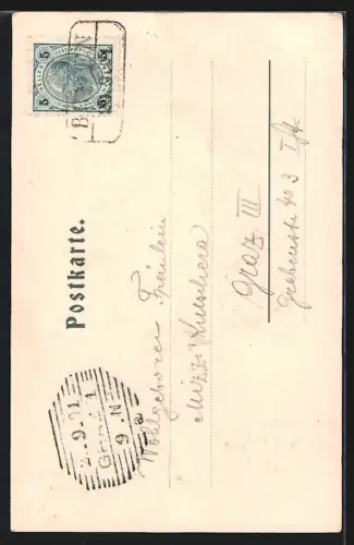 AK Brixen, Strassenpartie am Pfarrplatz