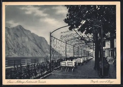 AK Lecco, Albergo-Ristorante Caviate, Pergola verso il Lago