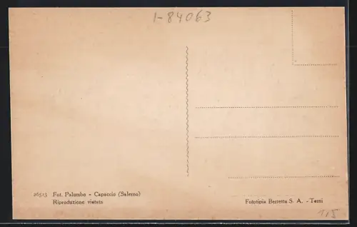 AK Paestum, Templo di Poseidon, Fronte