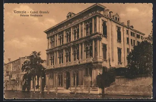 AK Venezia, Canal Grande, Palazzo Vendramin