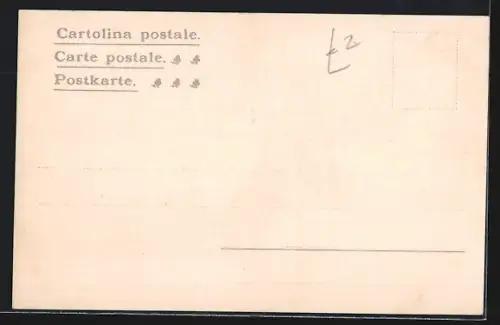 AK Napoli, Via Caracciola con vista del Vesuvio