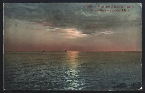 AK Grado, Abendstimmung an der Adria