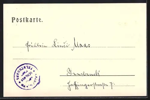AK Feldthurns b. Klausen, Schloss Velthurns, Fürstenzimmer, Innenansicht