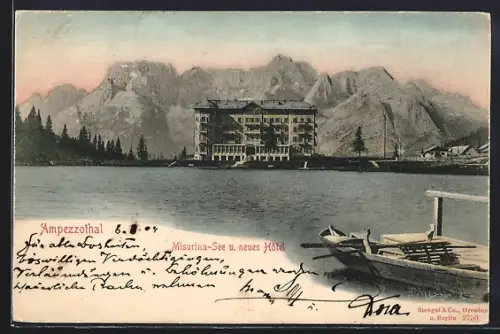 AK Misurina, Misurina-See und neues Hotel
