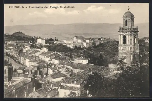 AK Perugia, Panorama del Borgo S. Antonio