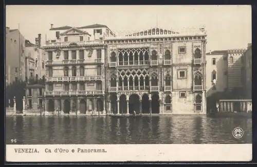 AK Venezia /Venedig, Cà d`Oro e Panorama, Totale
