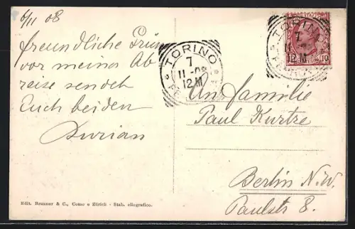 AK Torino, Castello e borgo medioevale sul Po