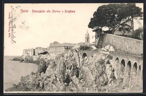 AK Nervi, Passeggiata alla Marina e Scogliera