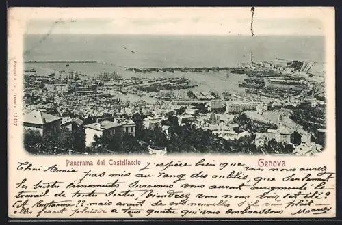 AK Genova, Panorama dal Castellaccio