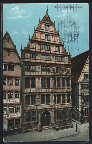 AK Hannover, Blick auf das Leibnizhaus