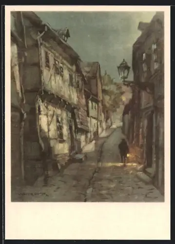 Künstler-AK Halberstadt, Unter der Tanne