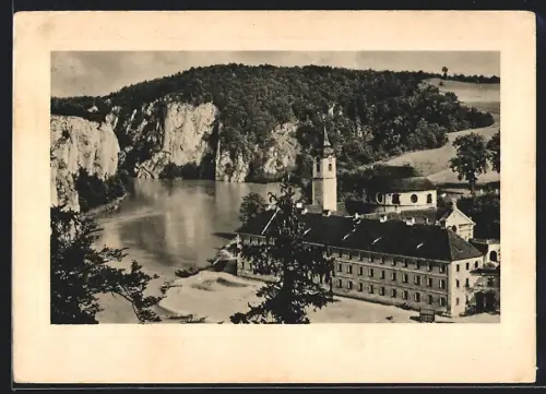 AK Weltenburg, Partie am Kloster