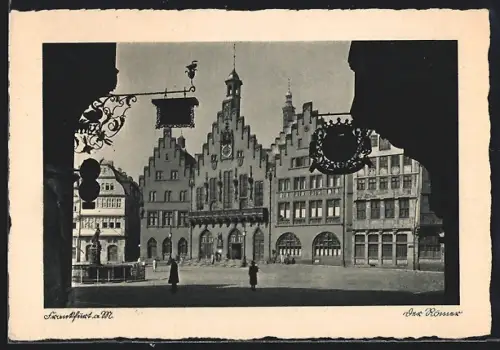 AK Alt-Frankfurt, Partie am Römer