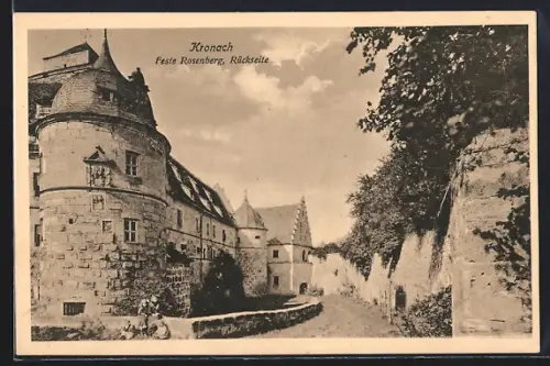 AK Kronach, Feste Rosenberg, Rückseite