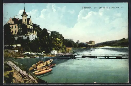 AK Grimma, Gattersburg u. Muldental