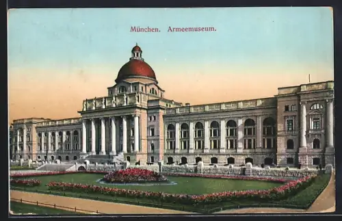AK München, Armeemuseum, Aussenansicht