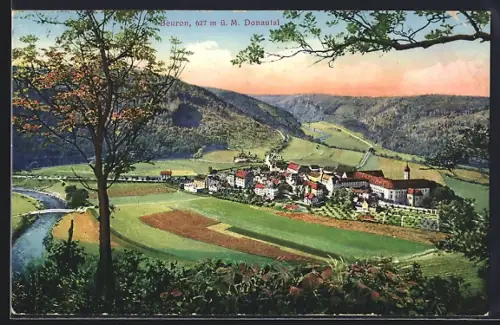 AK Beuron, Donautal, Gesamtansicht