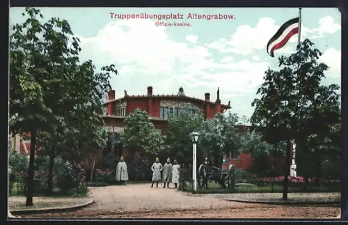 AK Altengrabow, Truppenübungsplatz, Offizierskasino