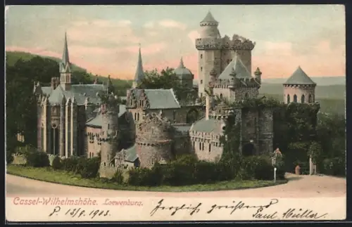 AK Cassel-Wilhelmshöhe, Löwenburg