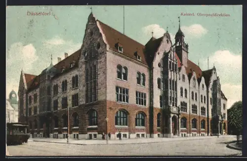 AK Düsseldorf, Kaiserliche Oberpostdirektion