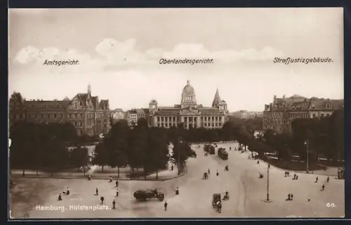 AK Hamburg-Neustadt, Holstenplatz, Amtsgericht, Oberlandesgericht, Strafjustizgebäude