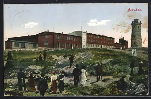 AK Brocken, Hotel und Aussichtsturm