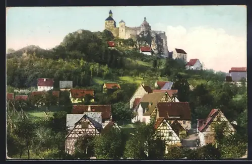 AK Hohenstein / Kirchensittenbach, Höchster Punkt der Fränkischen Jura, Ortsansicht