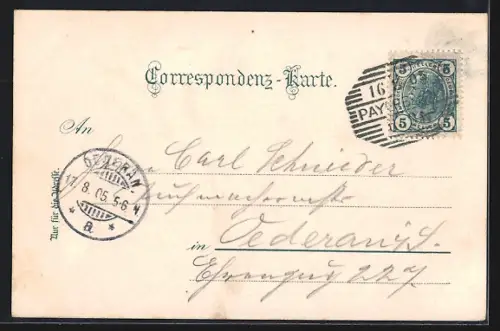 AK Reichenau, Teich und Kurhaus