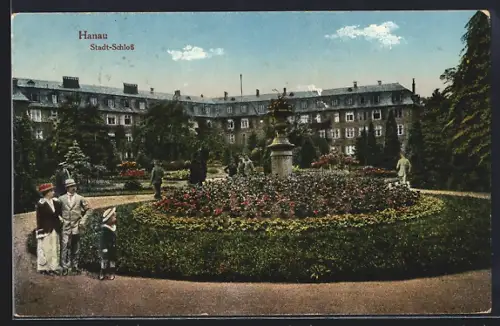 AK Hanau, Stadt-Schloss, Schlossgarten