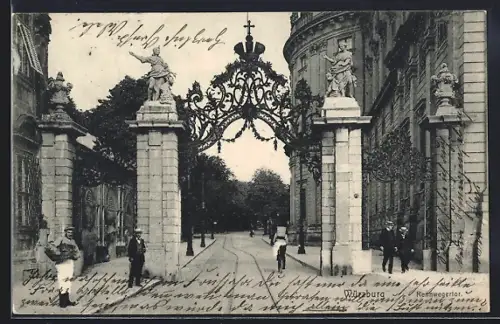 AK Würzburg, Residenz, Rennwegertor