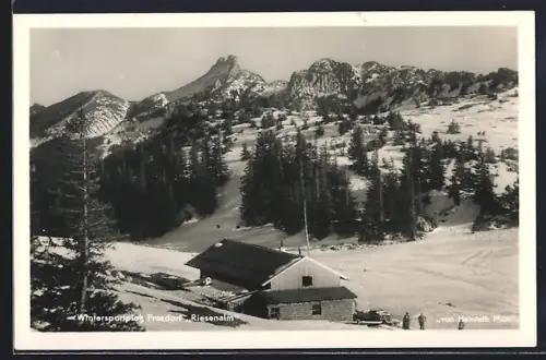 AK Frasdorf, Wintersportplatz, Riesenalm