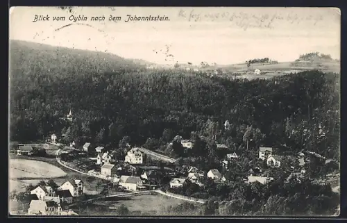 AK Oybin, Blick nach dem Johannisstein