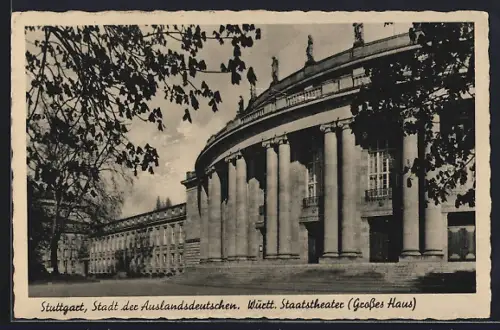 AK Stuttgart, Württ. Staatstheater