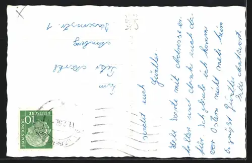 AK Regensburg, Stadttheater mit Strasse