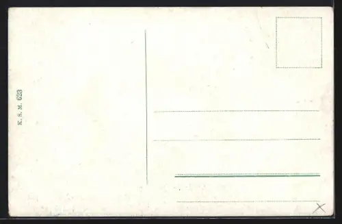 AK Mainz, Stadttheater, Frontansicht