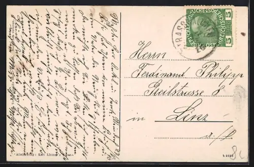 AK Strasswalchen, Ortsansicht mit Watzmann, Untersberg und Lattengebirge