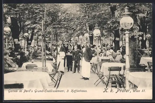 AK Wien, Prater, Perti`s Grand Etablissement, Garten