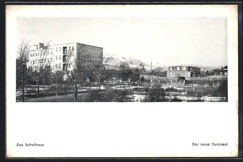 AK Wien-Grinzing, Neulandschulsiedlung, Schulhaus und Turnsaal