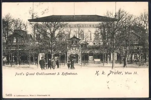 AK Wien, Prater, Grand-Etablissement Pertl, 3. Cafehaus