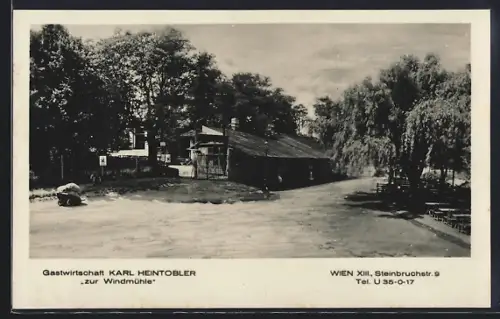 AK Wien, Gastwirtschaft Karl Heintobler zur Windmühle, Steinbruchstr. 9