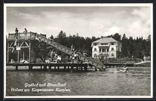 AK St. Kanzian am Klopeiner See, Gasthof und Strandbad Holzer am Klopeinersee