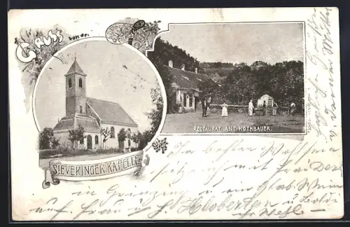 AK Wien, Sievering, Restaurant Ant. Kothbauer, Sieveringer Kapelle